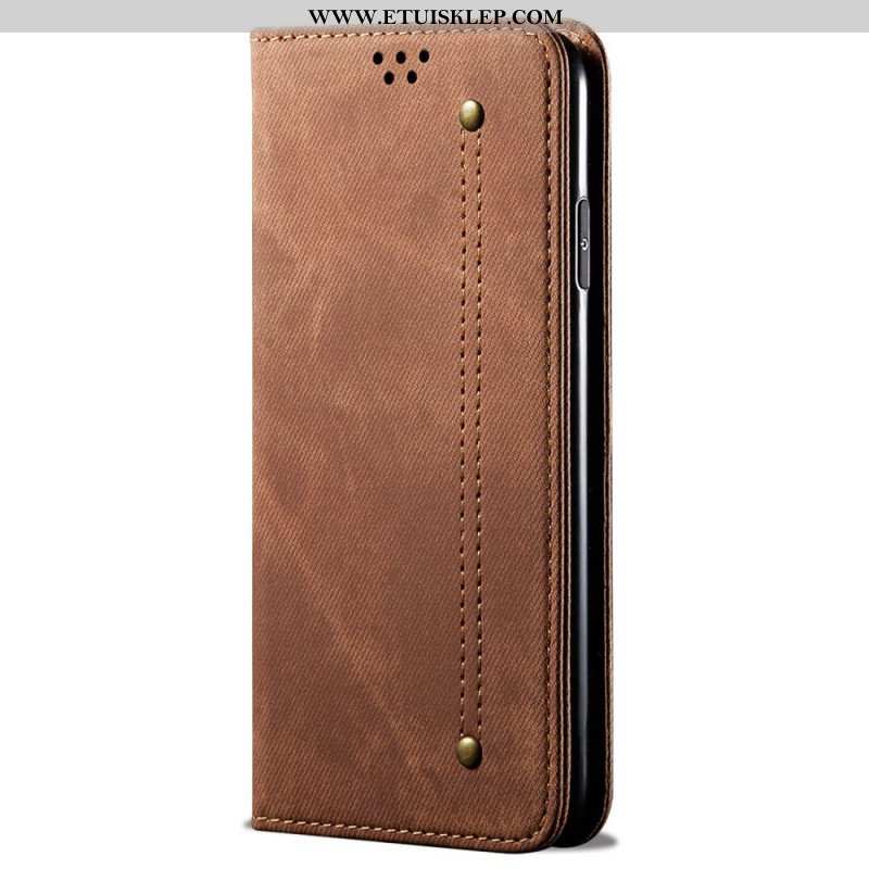 Etui Na Telefon do Oppo Reno 7 Etui Folio Tkanina Dżinsowa